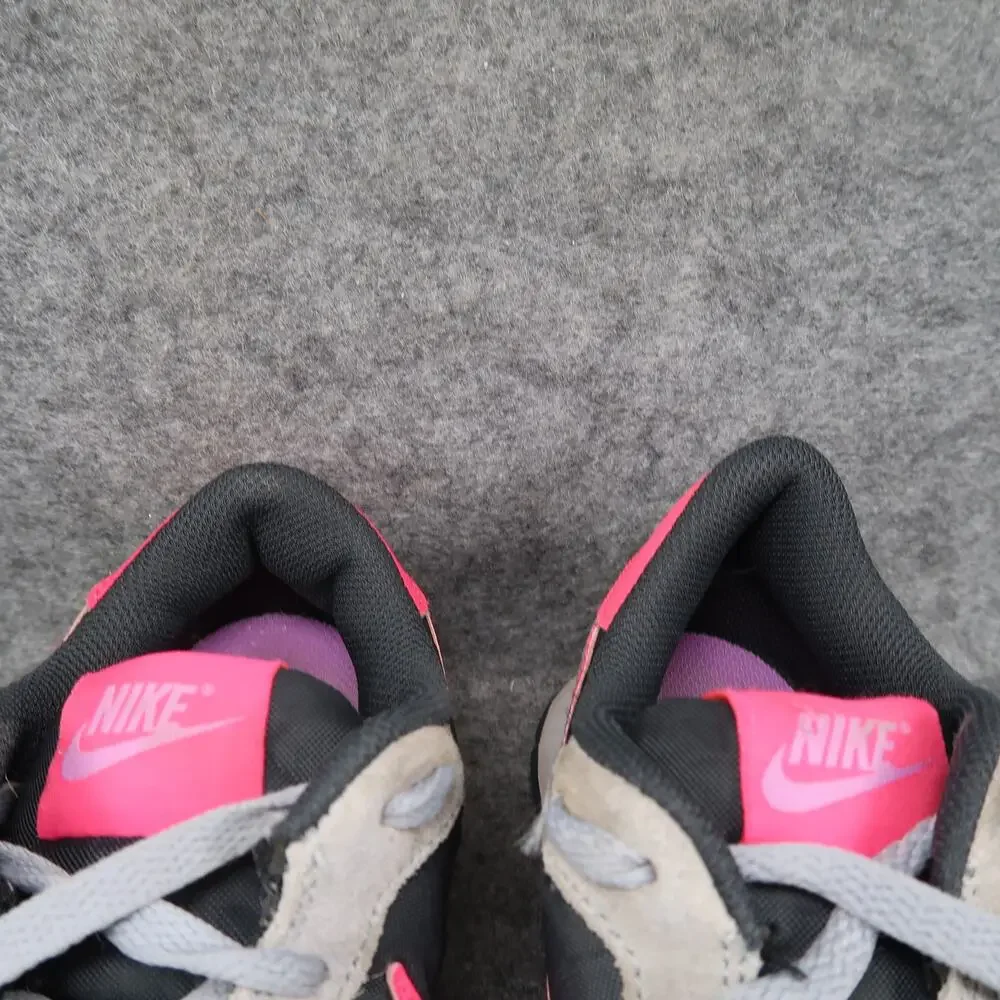 Nike Shoes Kids 4Y Athletic Trainers Casual Sneaker Valiant GS Grey Pink Lace Up